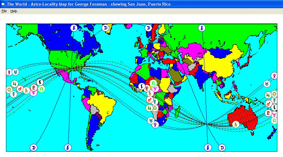 Local Space Map for George Foreman